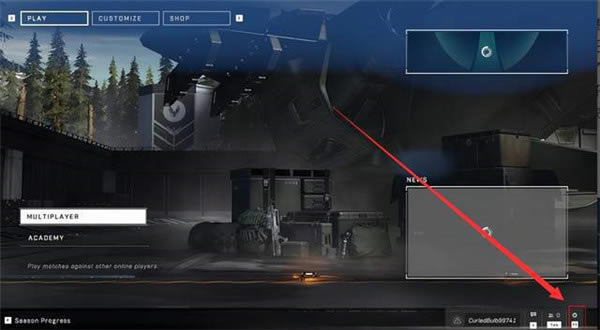 光環無限怎么設置中文