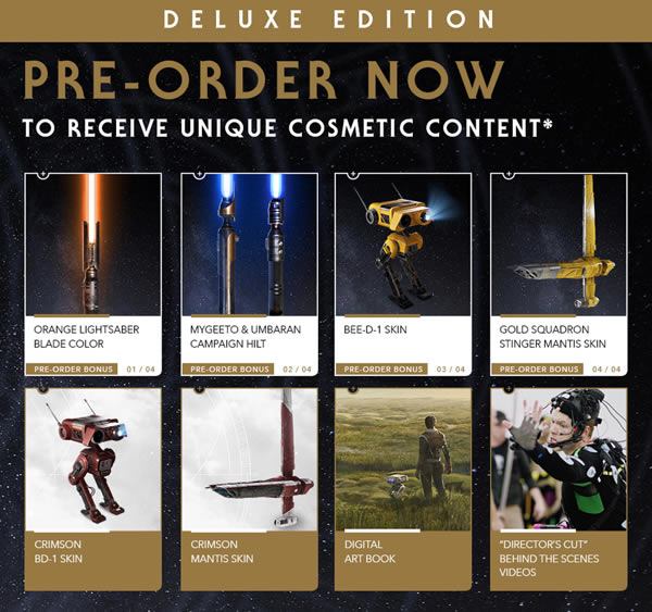 星球大战绝地陨落的武士团中文版豪华版说明