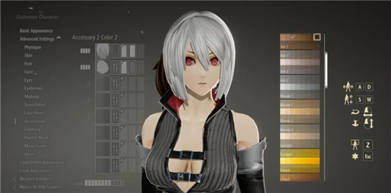 噬血代码学习版捏脸攻略1