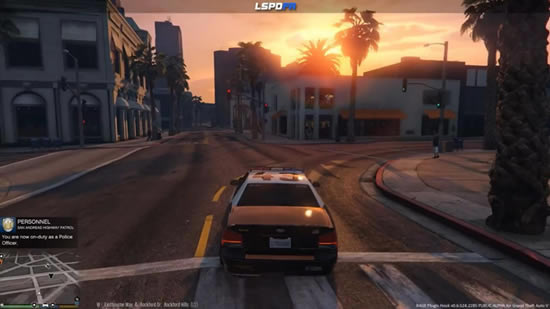 GTA5警察MOD下载_老鼠变成猫《GTA5》洛圣都警察MOD-开心电玩