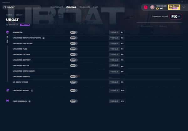 Uboat޸_Uboatʮ޸ v2019.12.30 MrAntiFun-ĵ