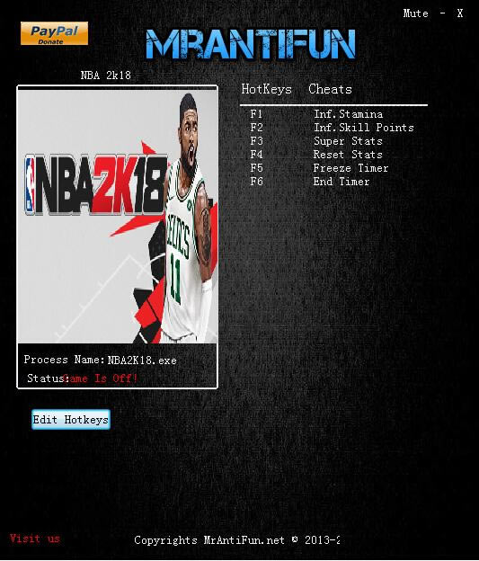 NBA2K18޸_NBA2K18޸ v1.0 MrAntiFunr-ĵ