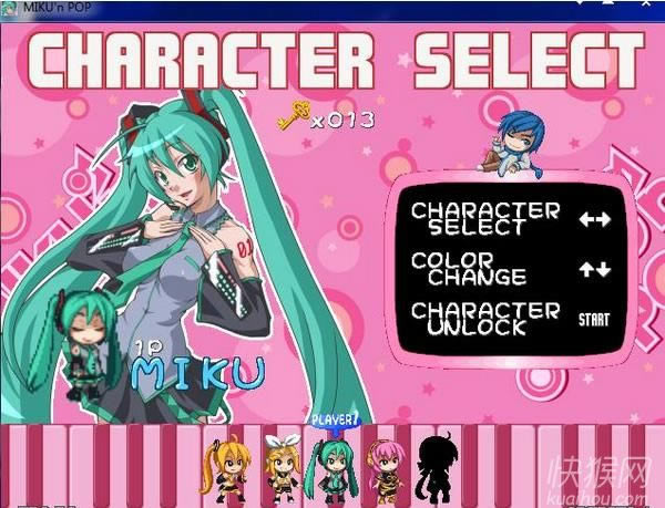 CHARACTER SELECT英文版游戏
