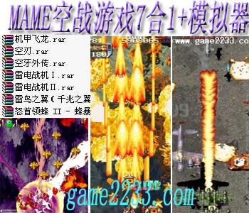 街机mame空战游戏7合1(含模拟器)游戏