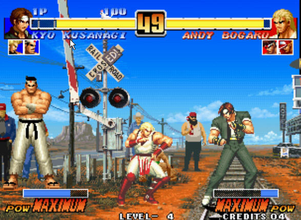 街机拳皇96加强版游戏本站