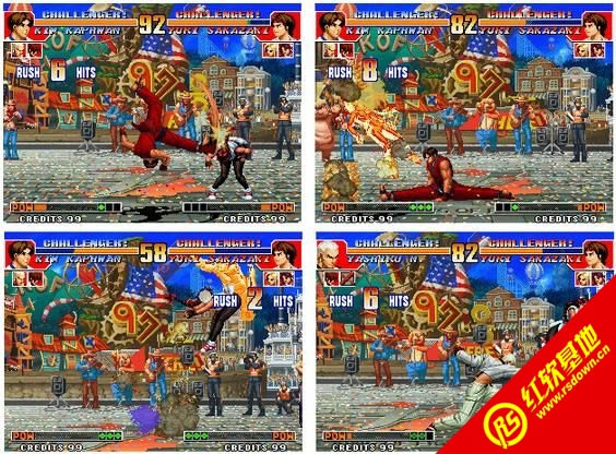 街机拳皇97-群众之怒~觉醒~能量加强版游戏本站