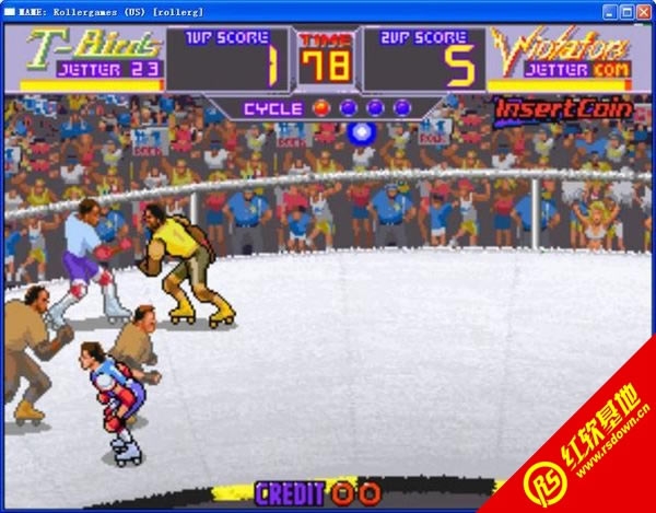 街机暴力溜冰游戏