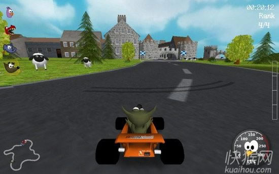 开源3D卡丁车游戏本站