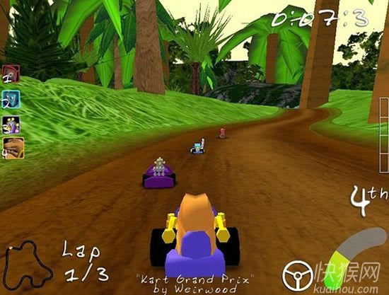 开源3D卡丁车游戏本站