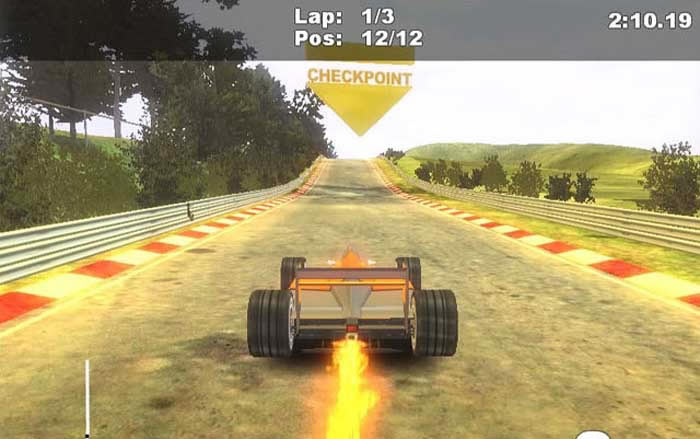 F1黑白方格旗游戏本站