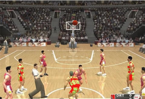 NBA2004灌篮高手版游戏本站