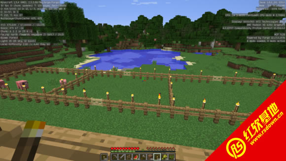 我的世界1.7.10血量显示小型mod整合包下载 我的世界1.7.10血量显示小型mod整合包游戏本站