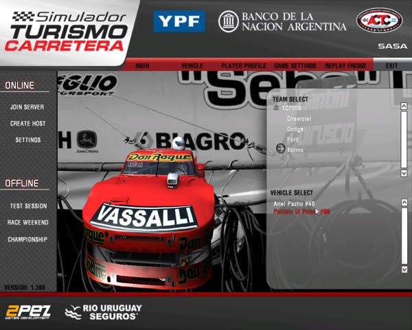 ����͢����������(Turismo Carettera: Stock Cars Argentina) Ӣ��Ӳ�̰�